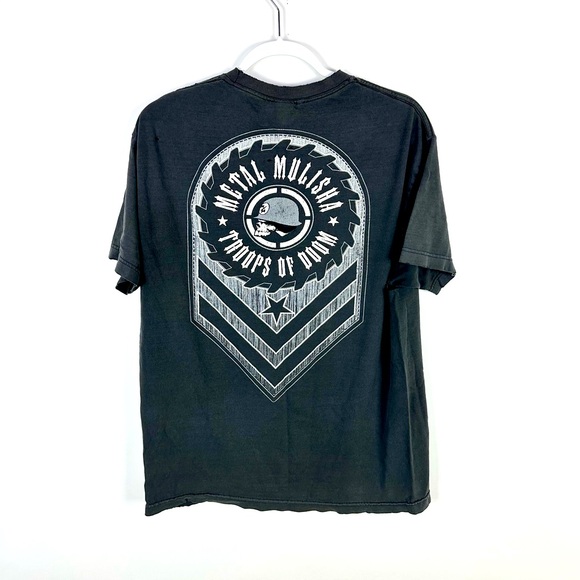 Metal Mulisha Other - Y2K Metal Mulisha T Shirt Faded Black Large Worn Goth Emo